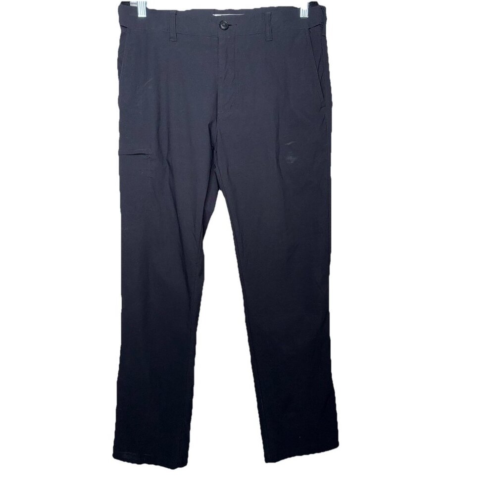 UB Tech Classic Fit Chino Khaki Pants 34 x 32 Black Outdoor Hiking Pockets Z